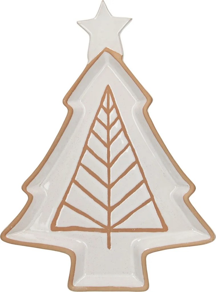 Patera Beige Christmas Tree scandi, karácsony, 26 x 35 x 2 cm