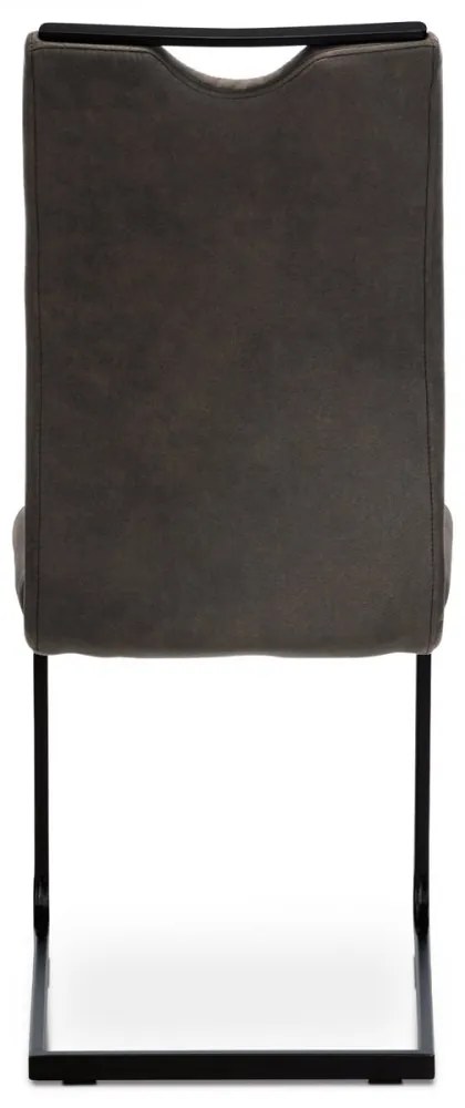 Scaun modern cu bază de sanie gri Dcl-412