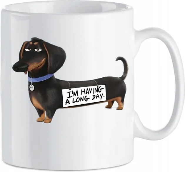 Bögre Tacskó Kutya Ajándék Kerámia 330 ml