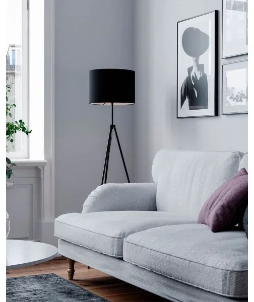 ByRydens 4100700-4000 - RINA állólámpa 1xE27/5W/230V fekete