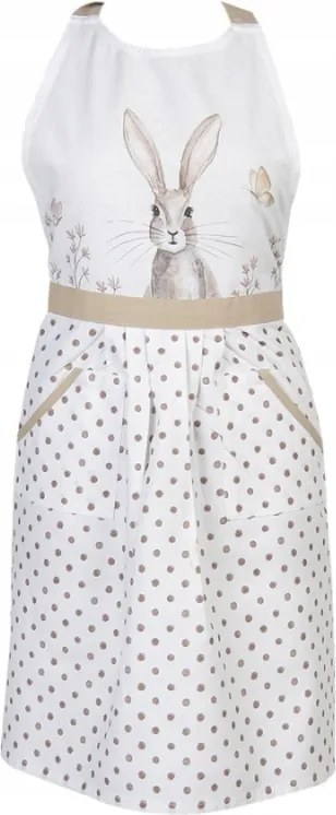 Konyhai kötény nyuszi motívummal Rustic Easter Bunny 70x85 cm