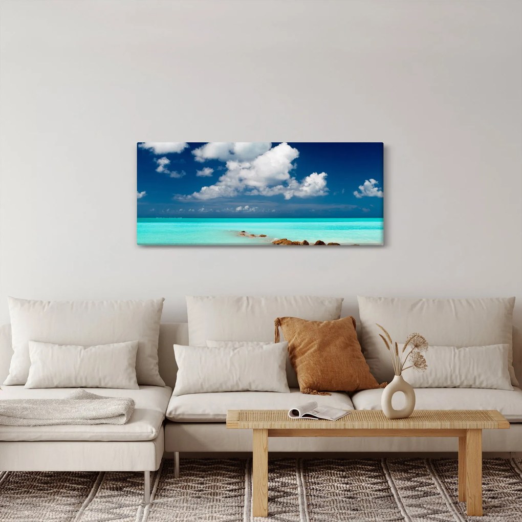 Kép - Trópusi tengerpart (120x50 cm)