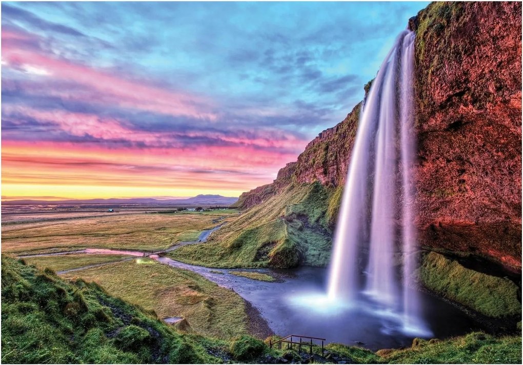 Fotótapéta Vízesés Hegyek Fotótapéta +ragasztó 368 x 254 12984V8