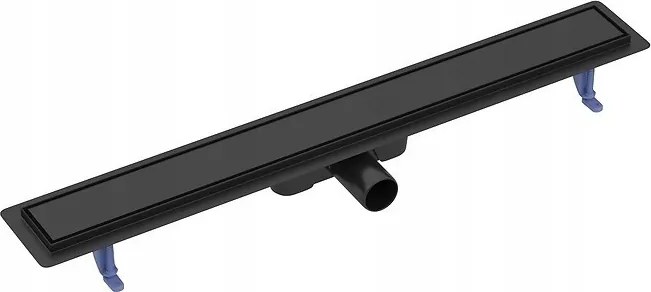 Tako 80 lineáris ereszcsatorna kétoldalas rácskal, fekete (S907-019) /ka/