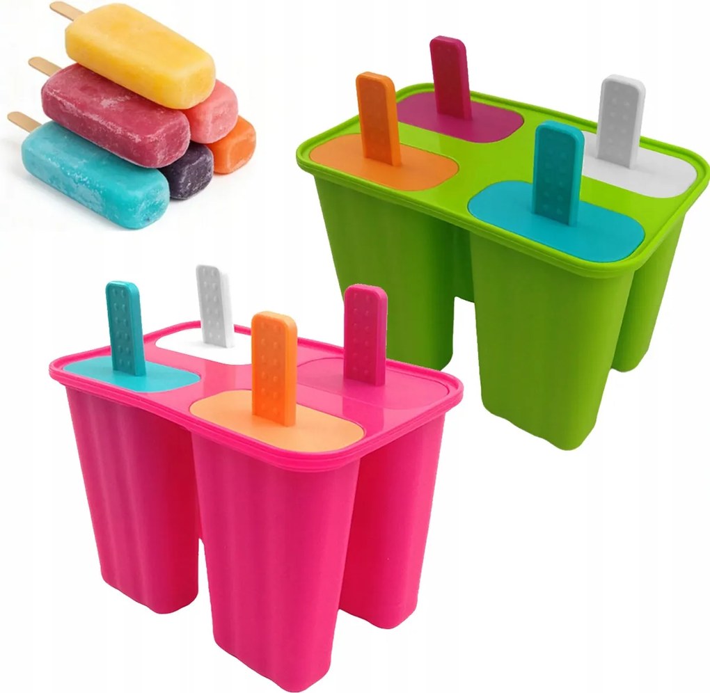 Fagylaltforma pálcikán Szilikon Formák 8 Fagylalt
