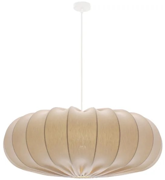 Kábeles csillár CAFEE 1xE27/40W/230V, átmérő 66 cm, bézs