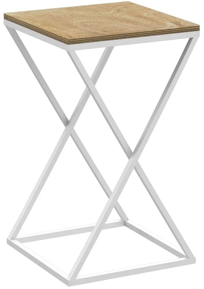 Virágállvány 40x24 cm fehér