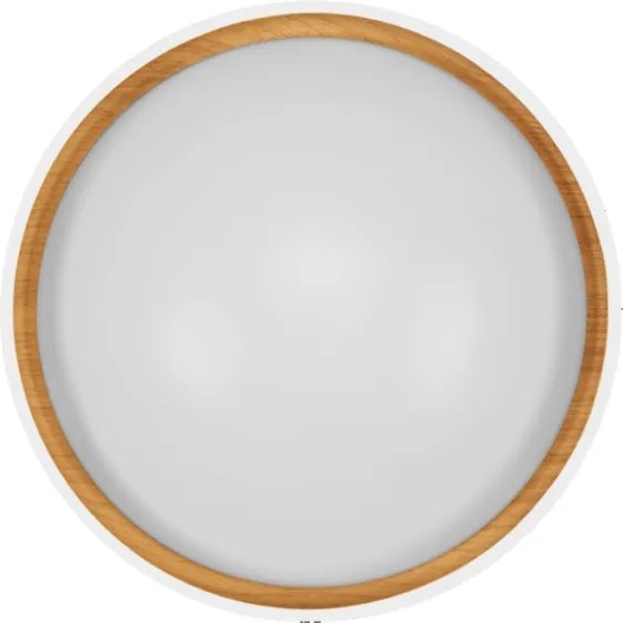Osram - dimmelhető LED mennyezeti lámpa ORBIS LIVIA LED/16W/230V átm. 30 cm fehér/barna