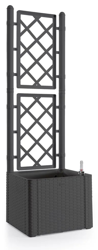 STEFANPLAST Önitató láda Natural Deluxe 35 l ráccsal/ráccsal, antracit színben