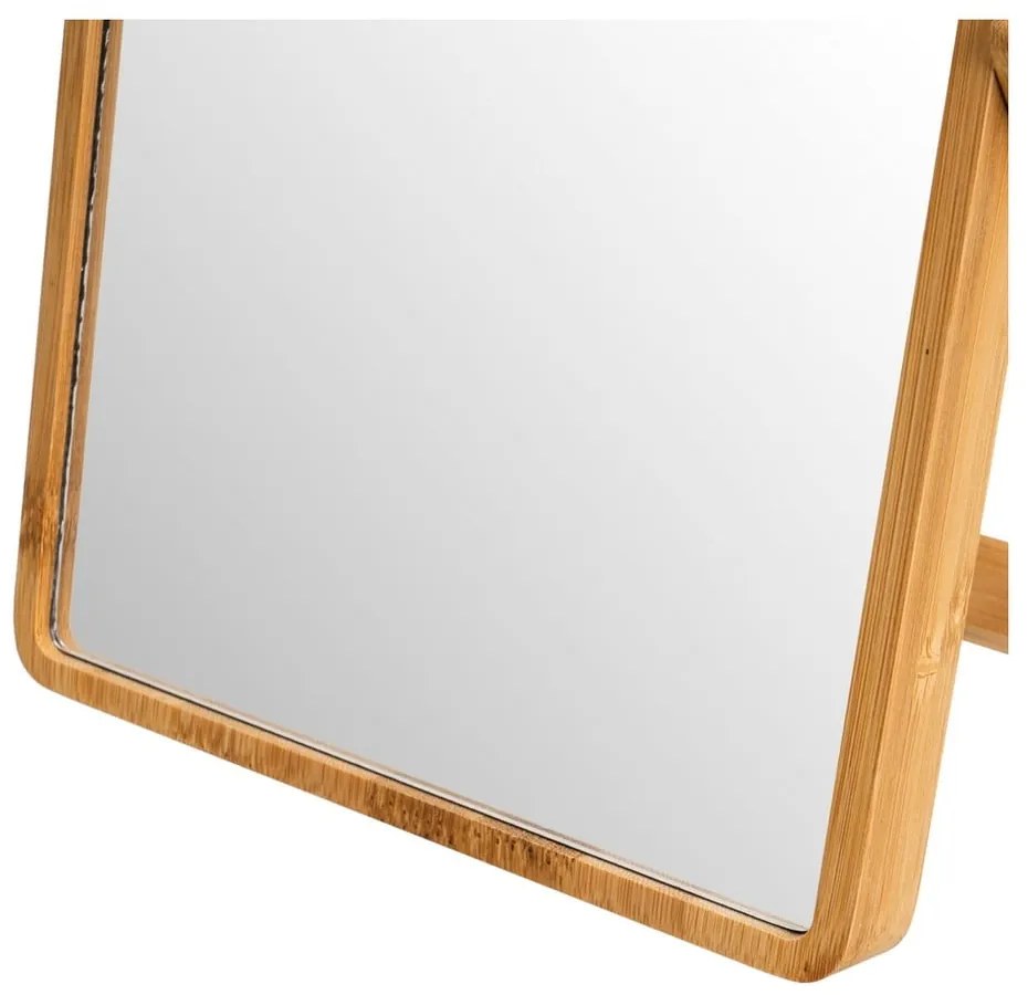 Kozmetikai tükör bambusz kerettel 20x27 cm – Casa Selección