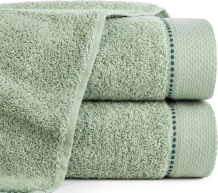 Montenegro Eurofirany pamut törölköző, zöld, elegáns