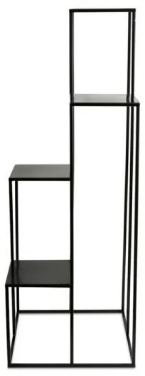 Virágállvány 100x40 cm fekete