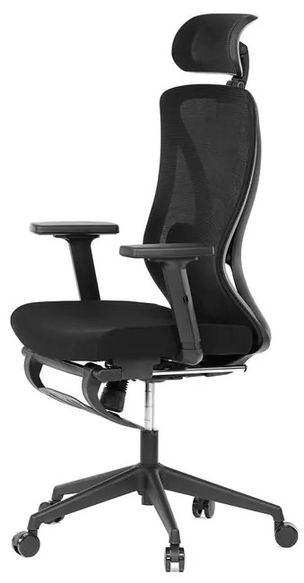 Fekete Hálós Irodai Szék, Szinkron Mechanikával. KA-S257 BK