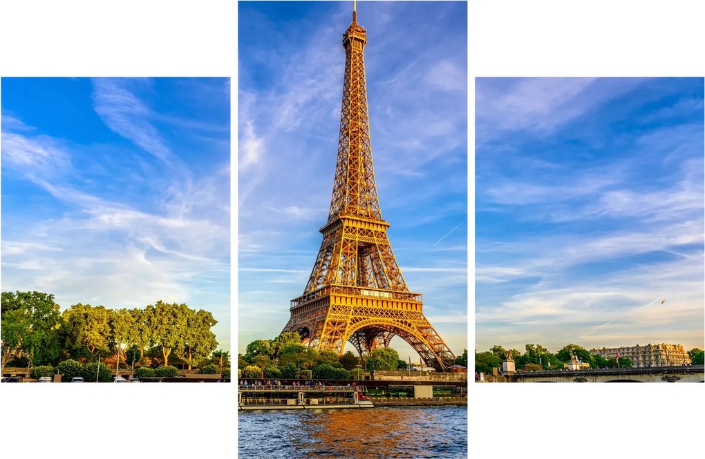 Kép - Eiffel-torony (90x60 cm)
