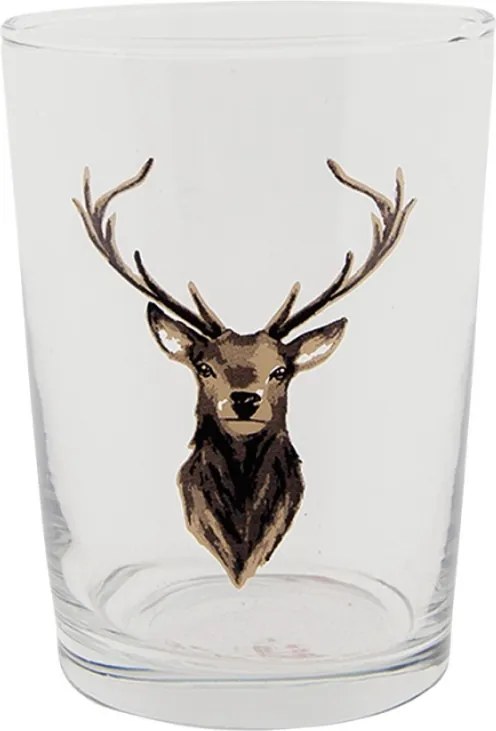 Vízes pohár szarvasszemekkel 400 ml