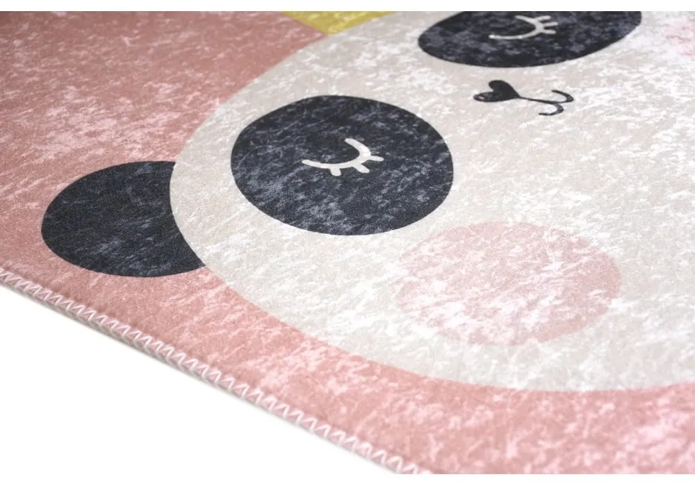 Világos rózsaszín mosható gyerek szőnyeg 160x230 cm Royalty Mascot – Vitaus