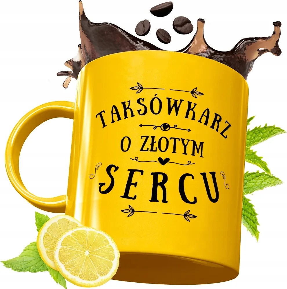 Prémium Arany Bögre Taxisofőrnek Ajándék Nyomtatott Fotóval