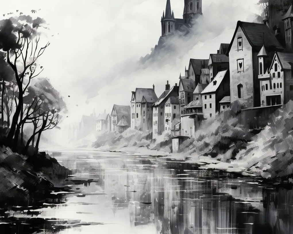 Poszter 50x40cm Ködös Reflex