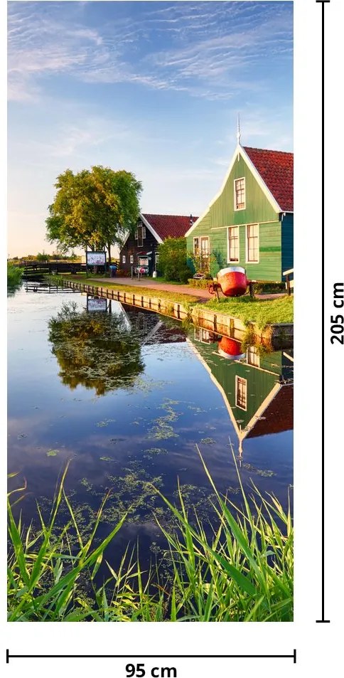 Fotótapéta ajtóra - Holland malmok (95x205cm)