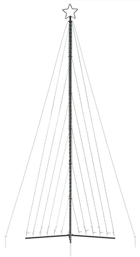 színes LED karácsonyfa 789 LED 476 cm