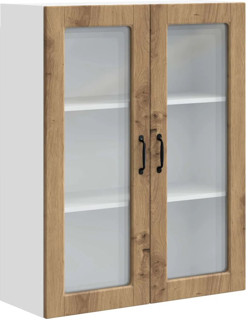 vidaXL Konyhaszekrény polcokkal Artisan tölgy 80 x 31 x 100 cm Faanyag