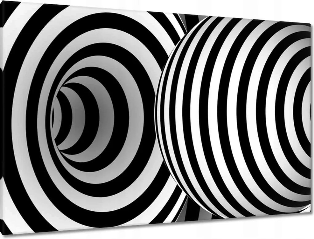 Festmények 120x80 Absztrakt fekete-fehér