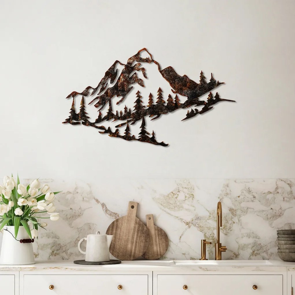 Mountain fém fali dekoráció, 70 cm – TR891TNL2431