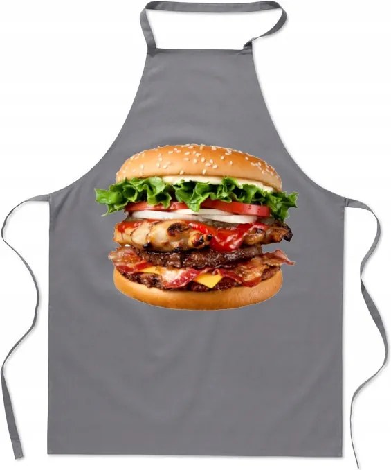 Konyhai kötény Hamburger sajtburger Főzés Ajándék