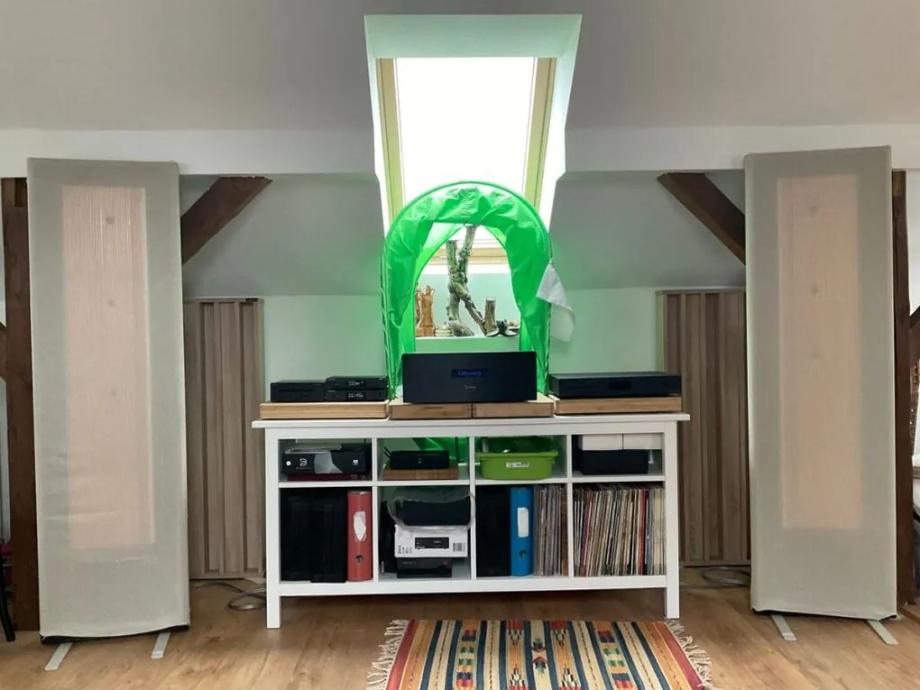 QRD Diffúzor - fekete , 1db 120x60x10cm Csomagolva, szállítással.