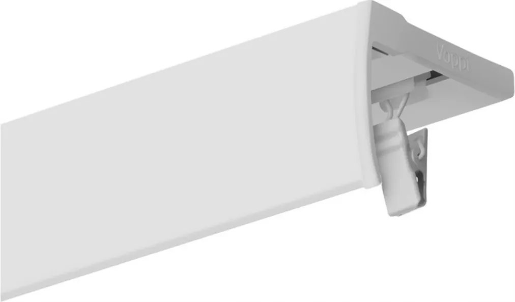 Mennyezeti Függönykarnis Álcázóval 590CM Szimpla Alumínium Mennyezeti Sín