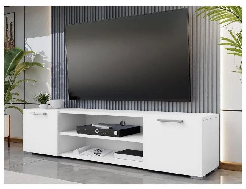 TV asztal GIMREN 36x156 cm fehér