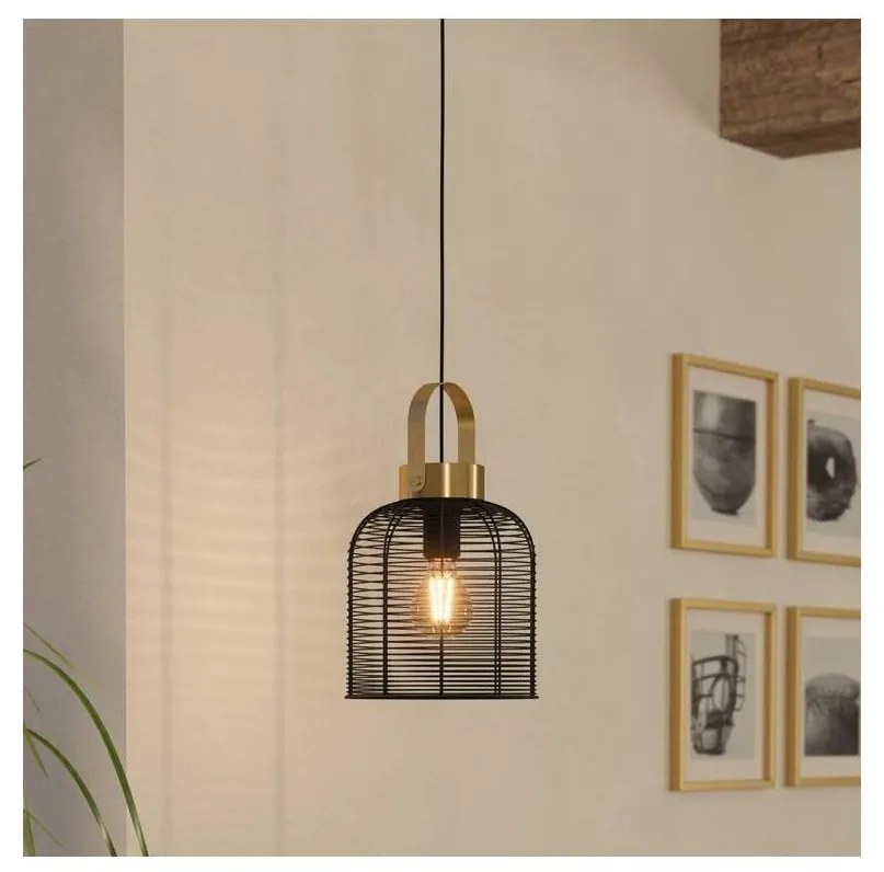 Eglo 43963 - Csillár zsinóron ROUNDHAM 1xE27/40W/230V átm. 22 cm