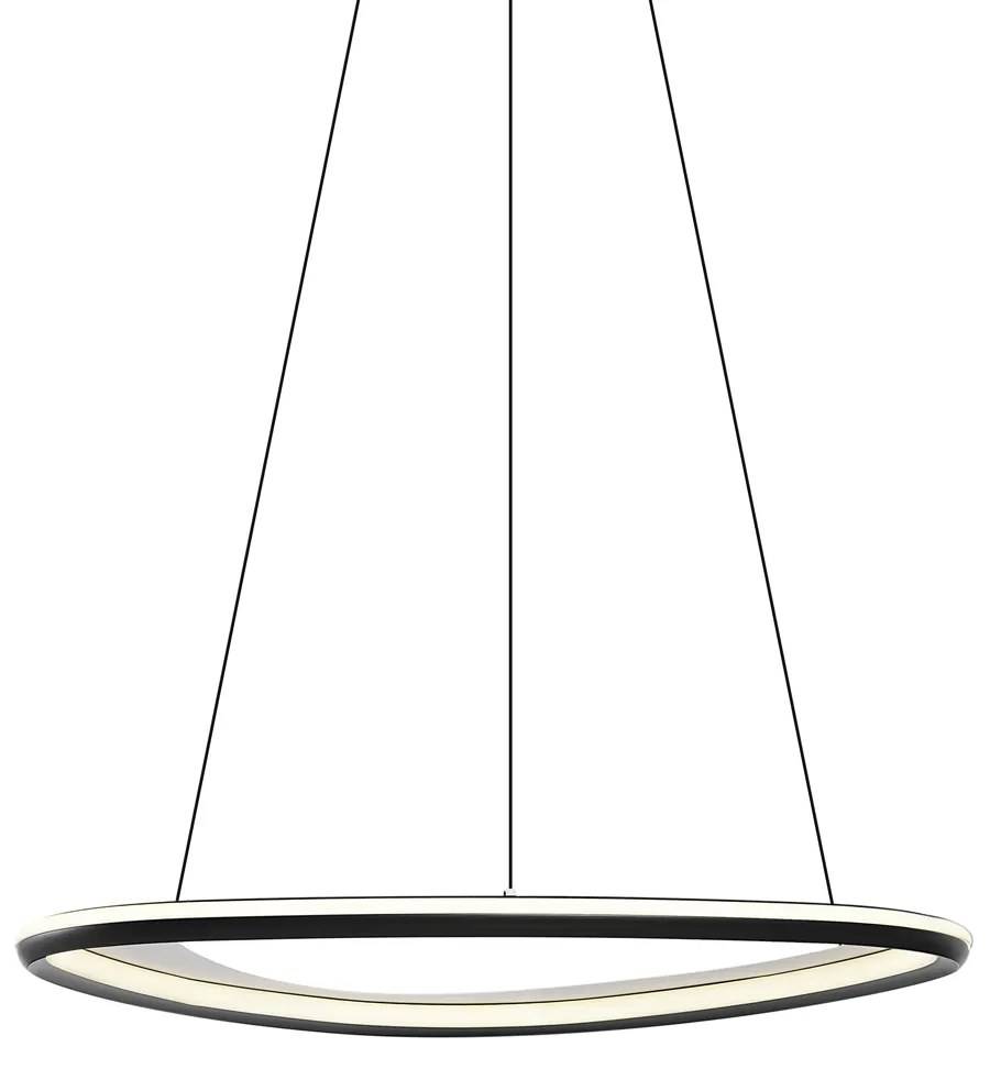 Design függőlámpa fekete 3 lépésben dimmelhető - Organico
