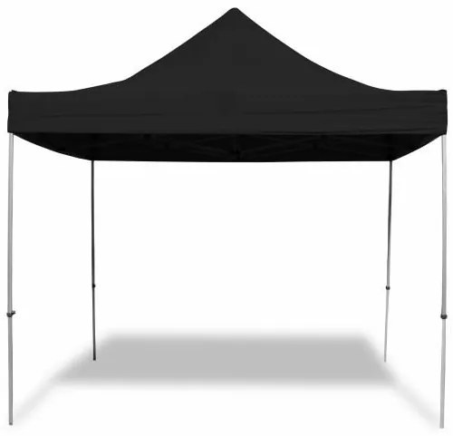 Kerti pavilon PROFI Fekete 3 x 3 m + 4 oldalfallal