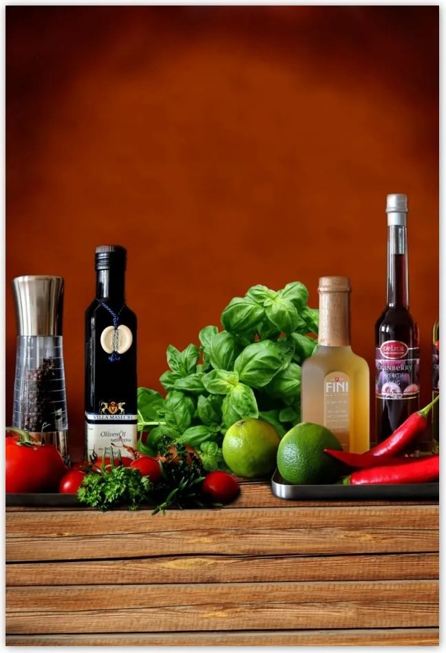 Poszterek 105x155 Zöldségek Gyümölcsök Fűszerek