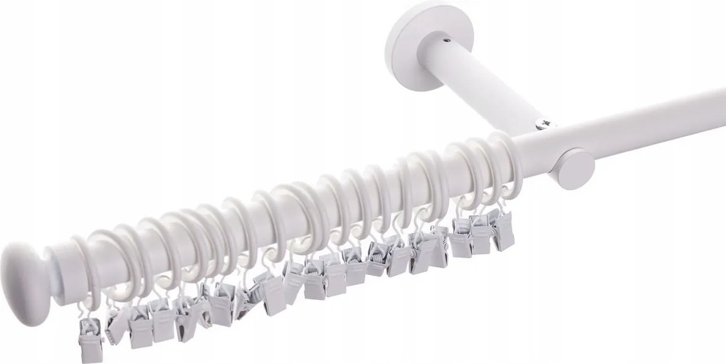 Dekoria Egykaros függönykarnis Modern 160 fehér