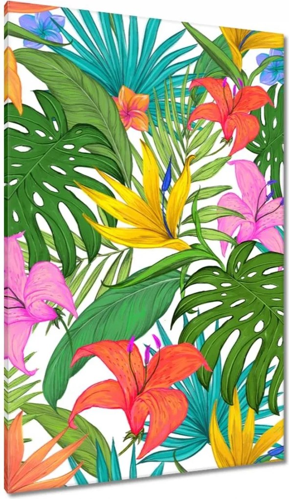 Vászonkép 80x120 Trópusi levelek Leaves