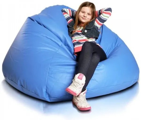 Babzsák labda Maxi ökobőr TiaHome - Narancssárga