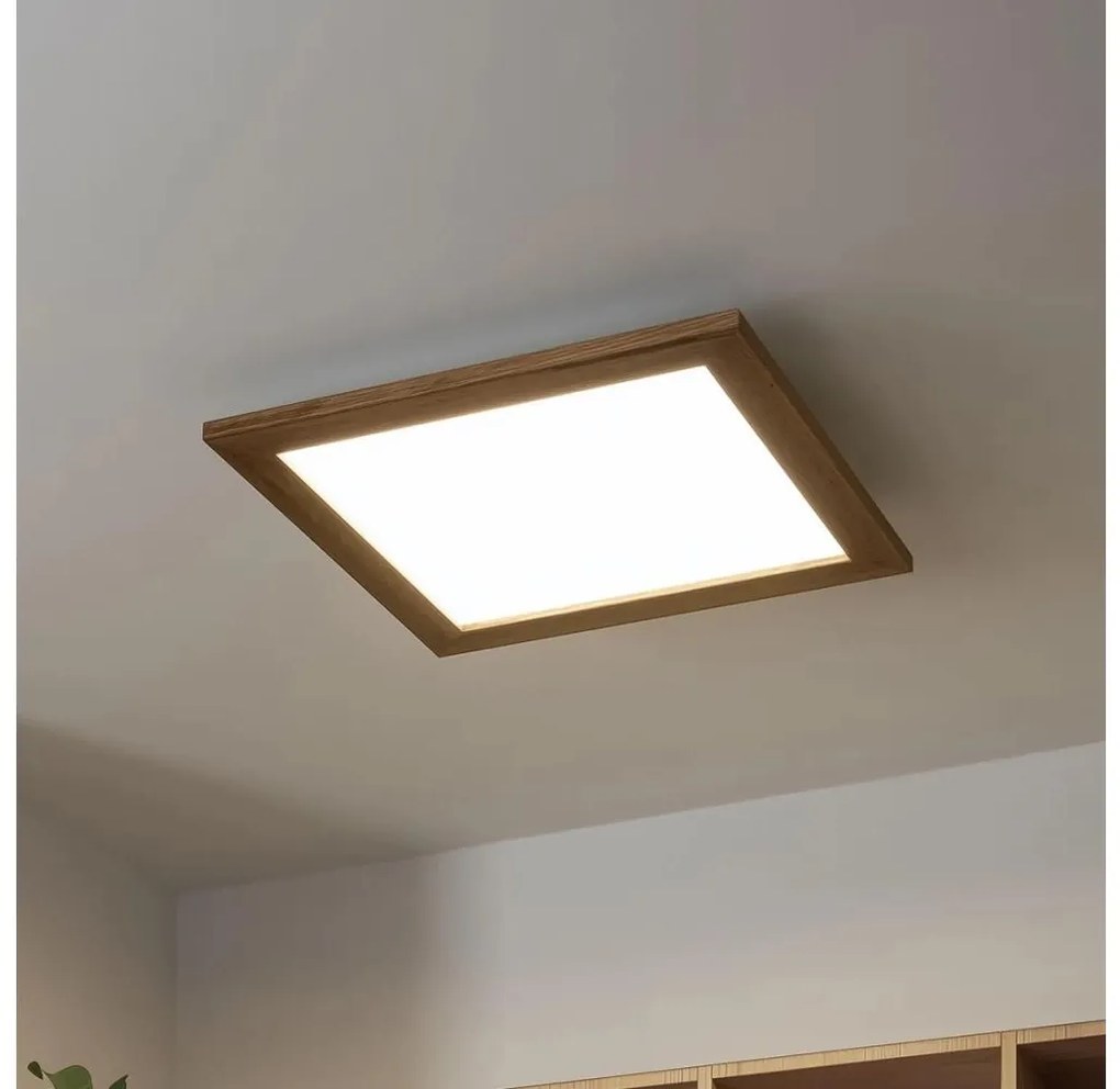 Brilagi - LED Mennyezeti lámpa SLIMFRAME WOOD LED/36W/230V 49,5x49,5 cm barna