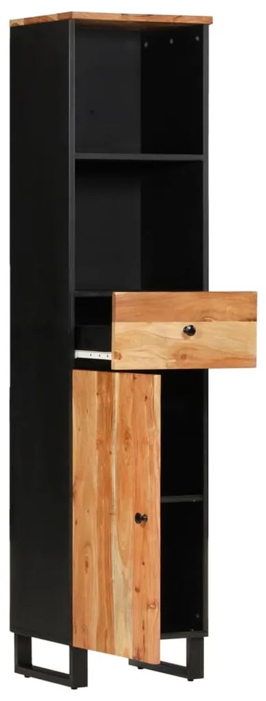 tömör akácfa fürdőszobaszekrény 38 x 33 x 160 cm