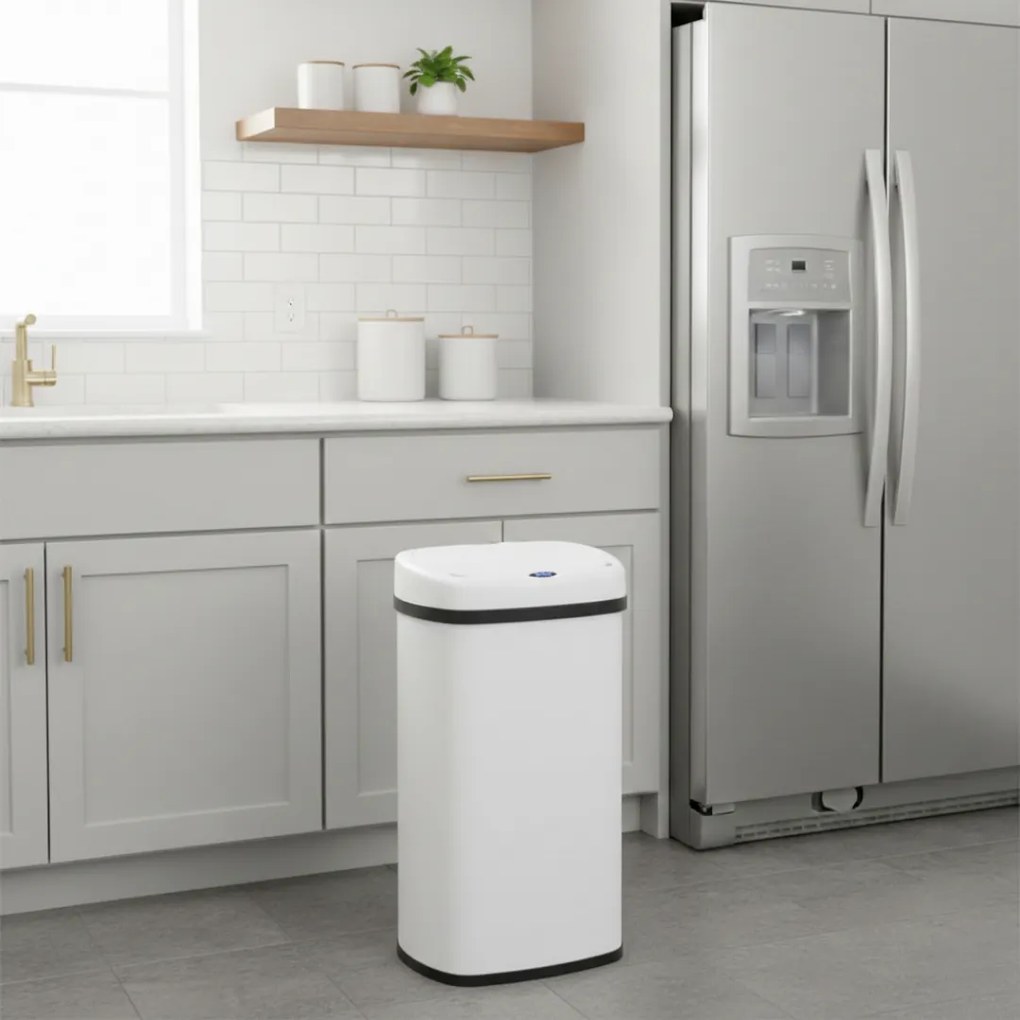DEUS érzékelős szemetes, 58 liter, fehér Jurhan