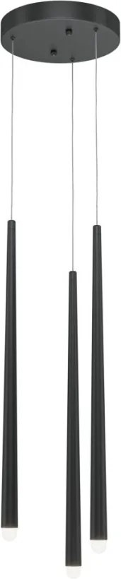 MAYTONI MOD132PL-L18BK CASCADE Hengeres Függesztett Lámpa Fehér, Fekete LED IP20
