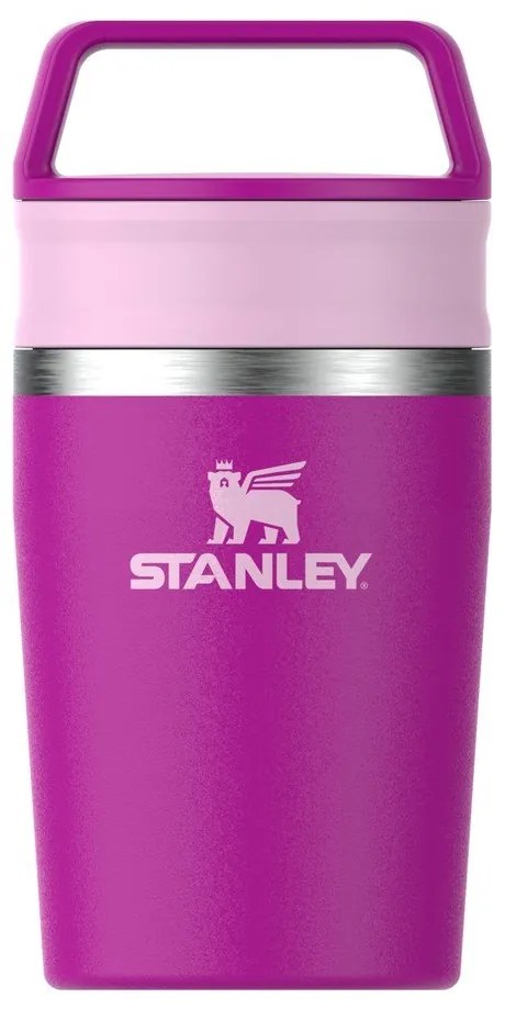 Rózsaszín rozsdamentes acél termobögre 230 ml Café-To-Go Travel Mug Violet Blossom – Stanley