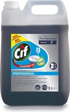 Gépi öblítőszer, kemény vízhez, 5 l, CIF Pro Formula (KHT994)
