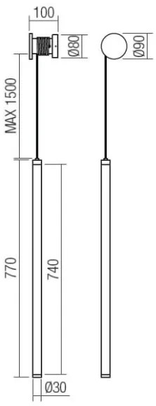 Redo 01-3304 - dimmelhető LED falilámpa SWING LED/16W/230V 3000/4000K CRI 90 fekete