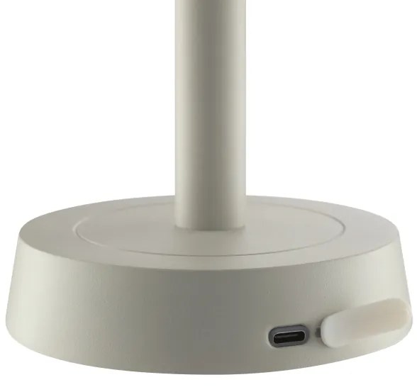 Brilliant - LED dimmelhető, újratölthető érintős asztali lámpa RAZOR LED/2,5W/5V 2700K IP44 szürke