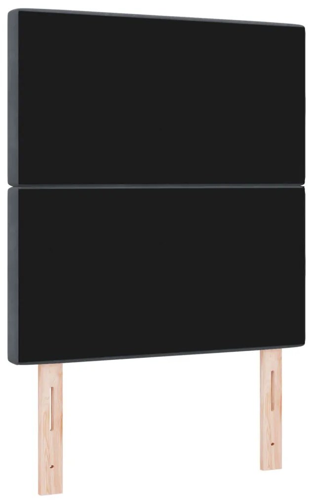 Bársony Fejtámla Argyle fejtámlával Sötétszürke 80 cm Bársony