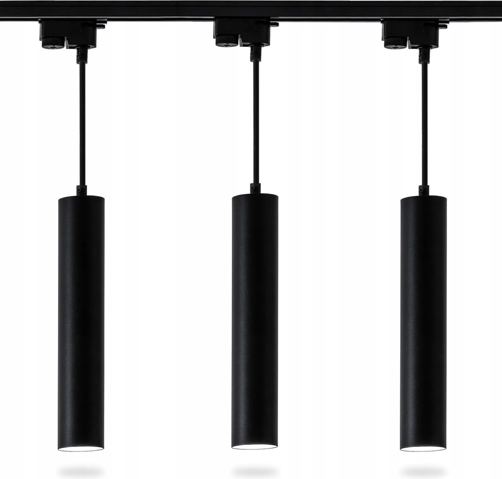 Sínkábel szett Sín 1m 3x Függő lámpa Reflektor GU10 Mennyezeti