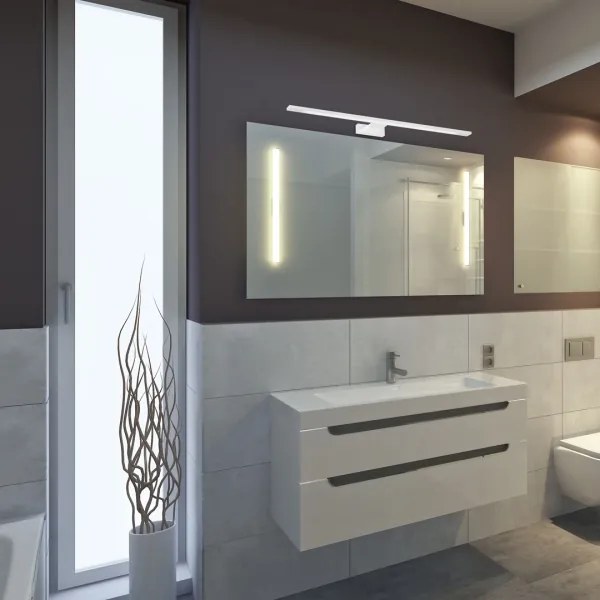 LED fürdőszobai tükörvilágítás SHINE LED/12W/230V 60 cm IP44 fehér