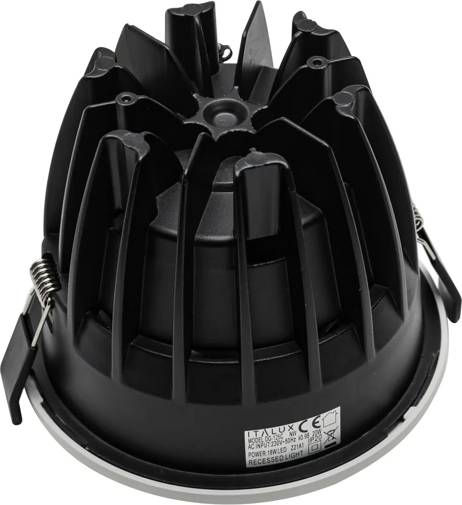 Italux Modern Fürdőszobai lámpa Rezzo Fehér ITXDG-125C/WK-NW/70 IP54